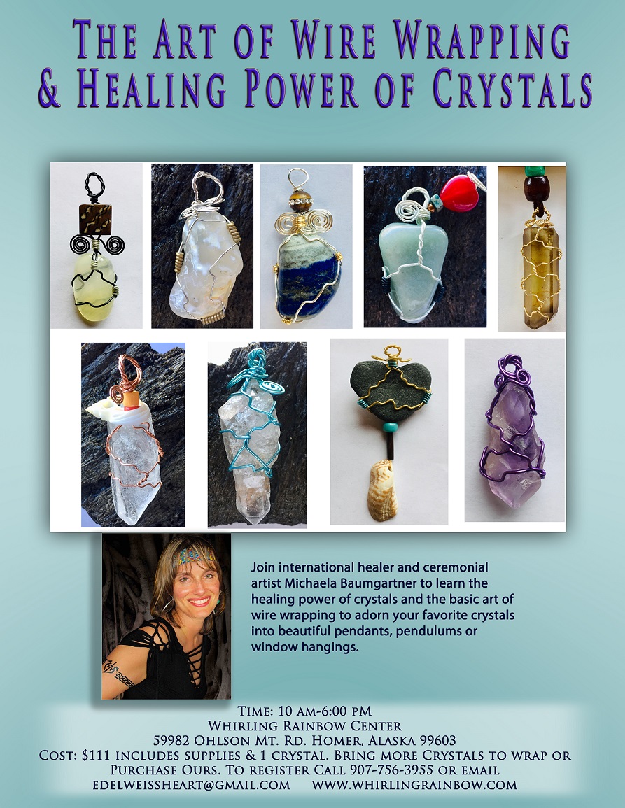 How to wrap crystals with wire * Moms and Crafters